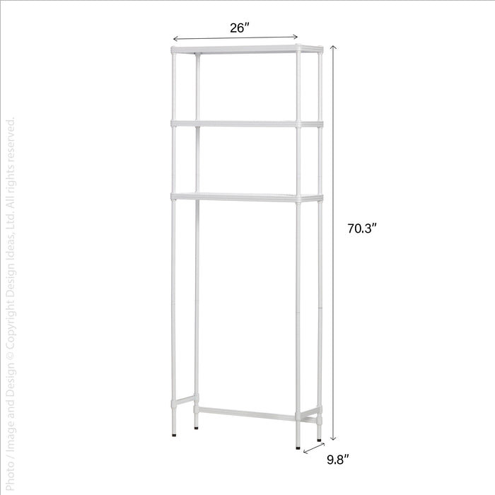 MeshWorks® bathroom unit (26 x 10 x 72 in.: 3-tier)