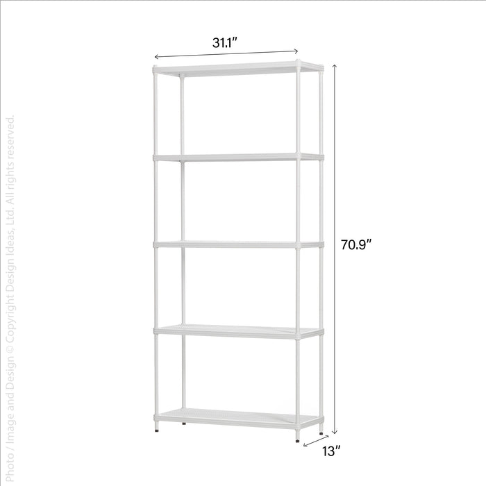 MeshWorks® shelving unit (32 x 14 x 72 in.: 5-tier)