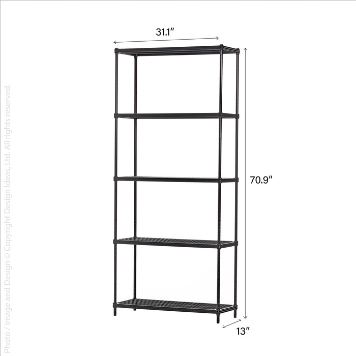 MeshWorks® shelving unit (32 x 14 x 72 in.: 5-tier)
