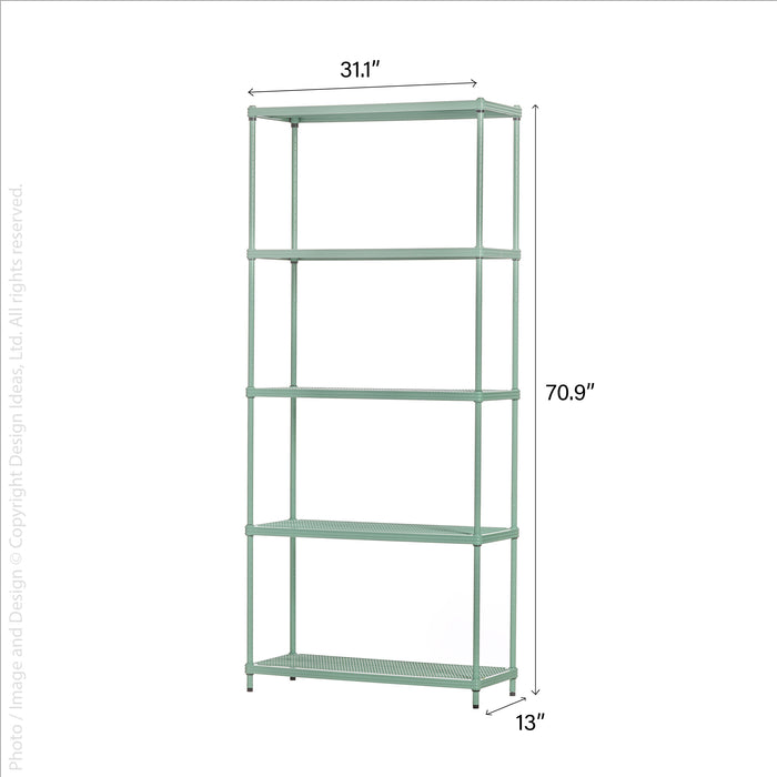 MeshWorks® shelving unit (32 x 14 x 72 in.: 5-tier)
