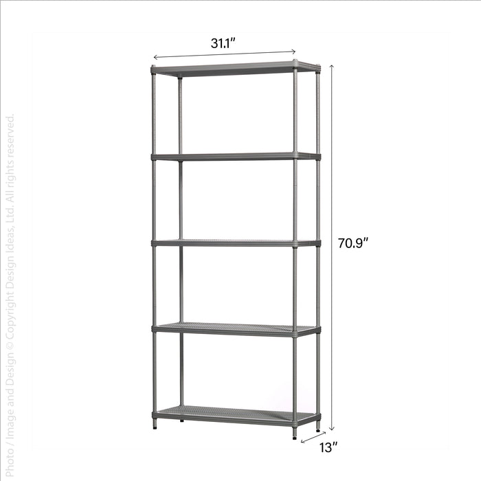 MeshWorks® shelving unit (32 x 14 x 72 in.: 5-tier)