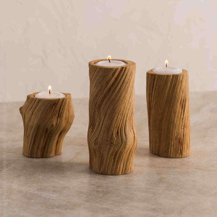 Liana™ candleholders (set of 3)