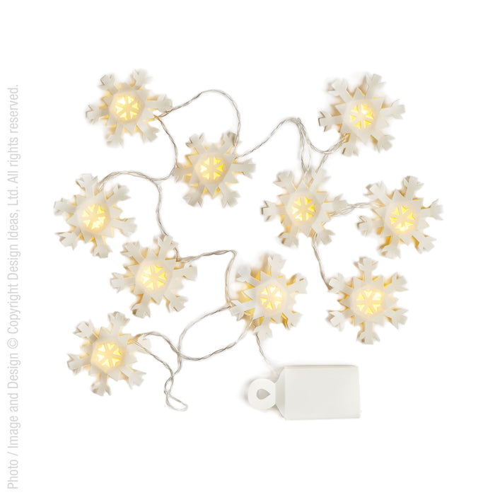 Flurry™ LED garland (snowflake)