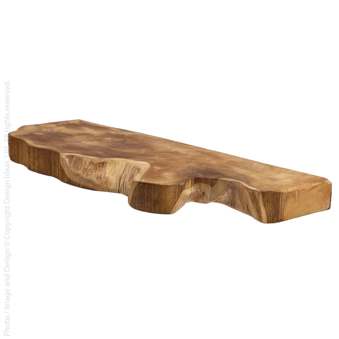 Takara™ live edge shelf (24 x 10 in.)