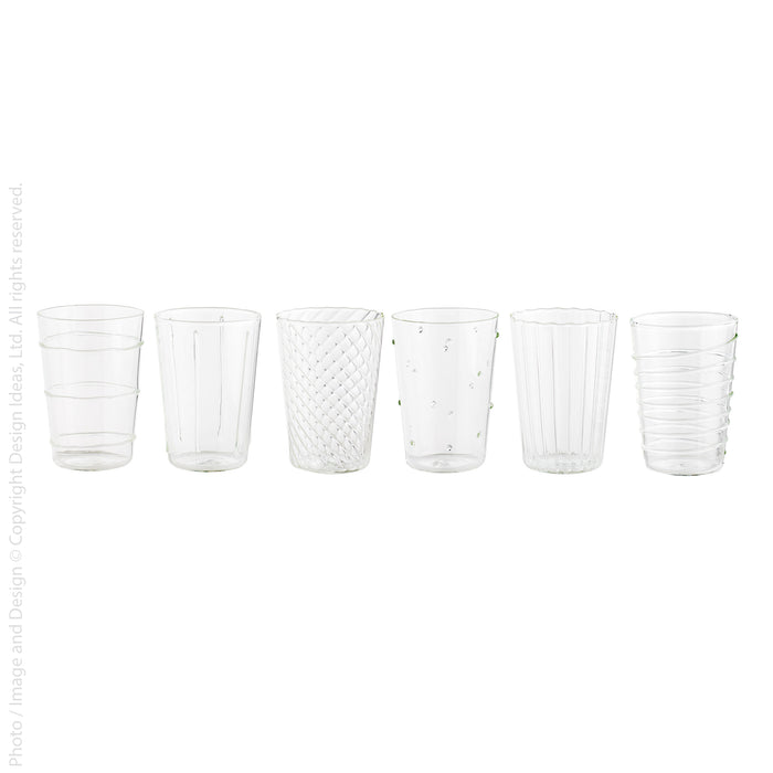 Livenza™ drinking glasses (10 oz.: set of 6)