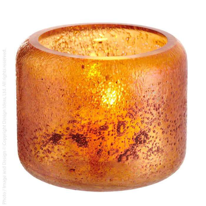 Hubbard™ votive (white/orange)