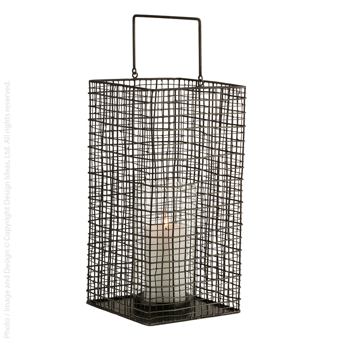 Trellis™ lantern (7 x 7 x 13 in.)