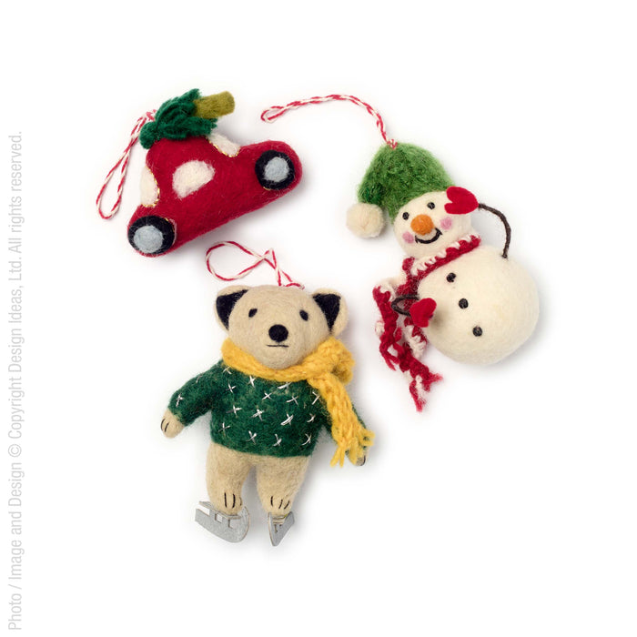 Lilliput™ ornament (winter fun: set of 3)