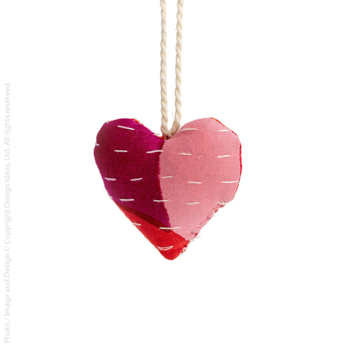 Patchwork™ ornament (heart)