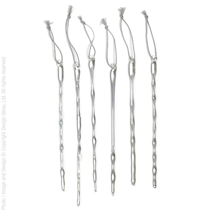 Chalet™ icicle ornaments