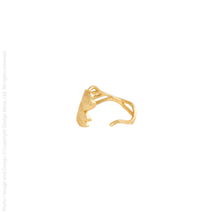 Bumi™ leaf ring
