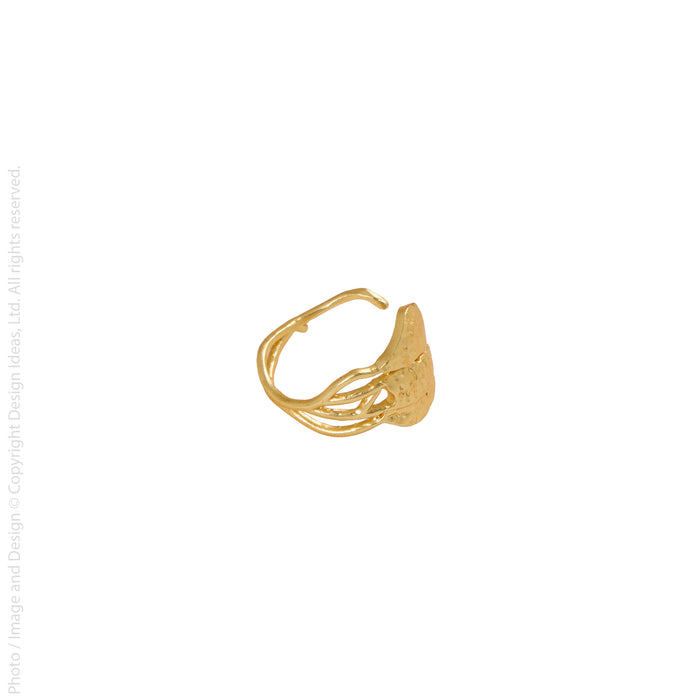 Bumi™ leaf ring