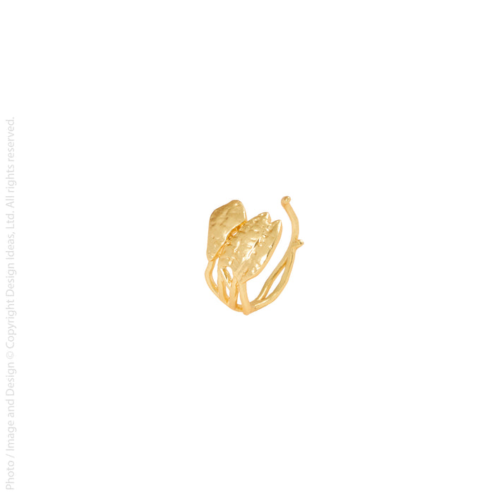 Bumi™ leaf ring
