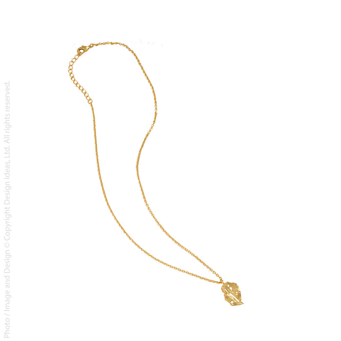 Bumi™ leaf necklace