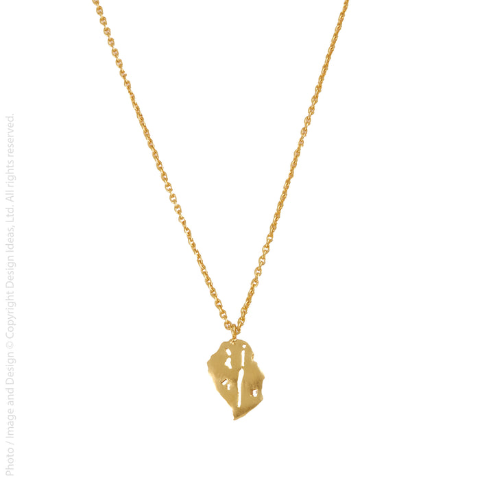 Bumi™ leaf necklace