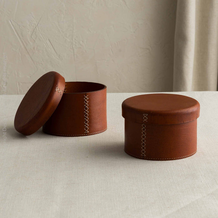 Birra™ lidded box (round)