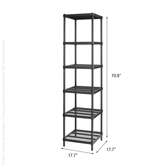 MeshWorks® shelving unit (Narrow: 6-tier)
