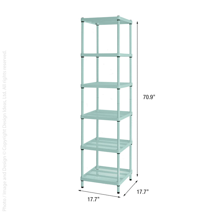MeshWorks® shelving unit (Narrow: 6-tier)