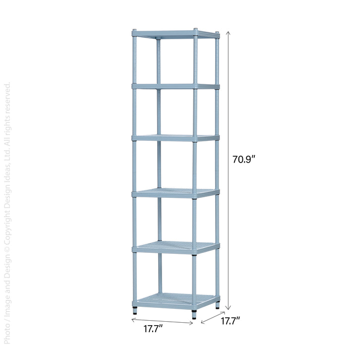 MeshWorks® shelving unit (Narrow: 6-tier)