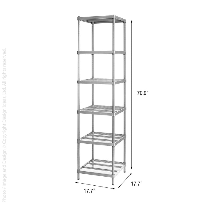 MeshWorks® shelving unit (Narrow: 6-tier)