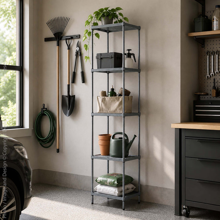 MeshWorks® shelving unit (14 x 14 x 72 in.: 5-tier)