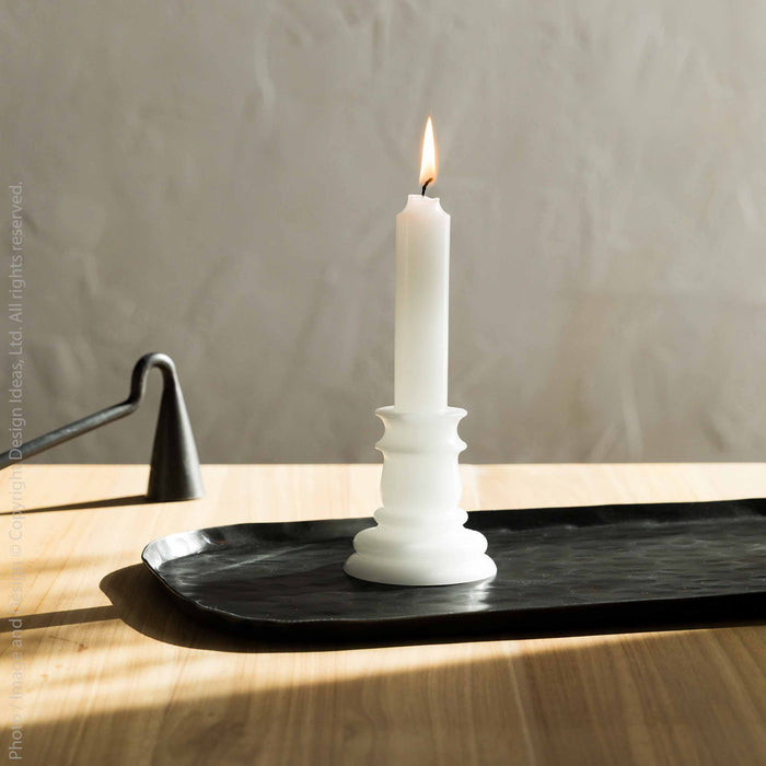 Cedric™ candlestick (7.8 in)