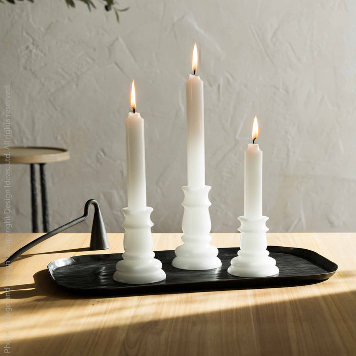 Cedric™ candlestick (11.8 in)