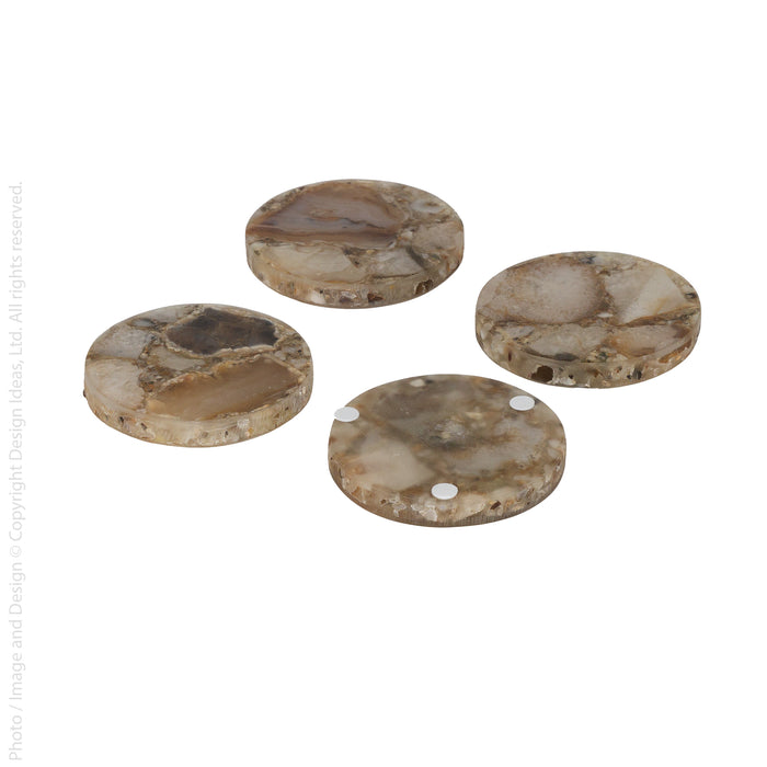 Luxor™ coasters (set of 4)