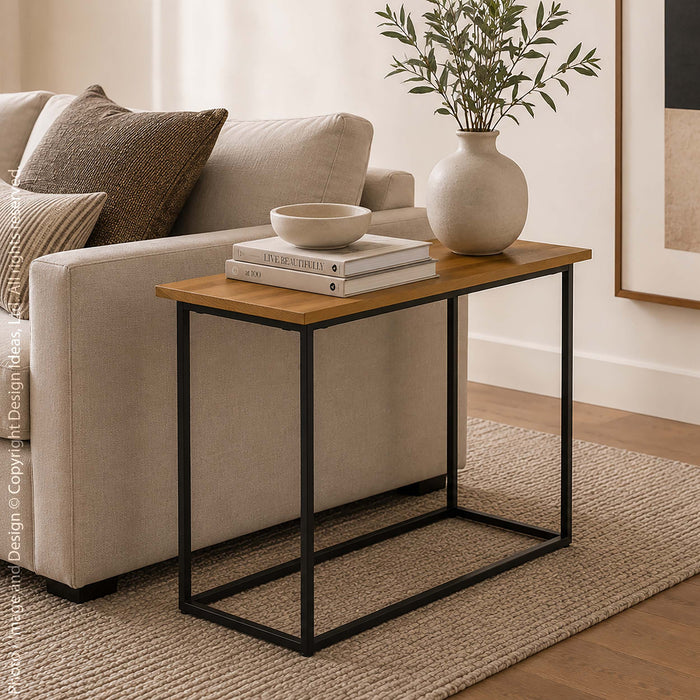 Pietra™ side table (rectangle: teak)
