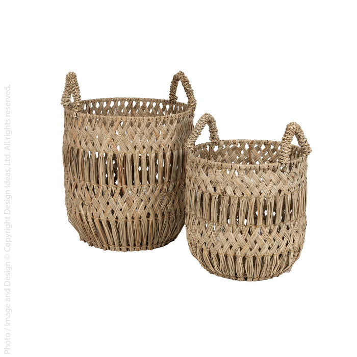 Muqarnas™ basket (set of 2)