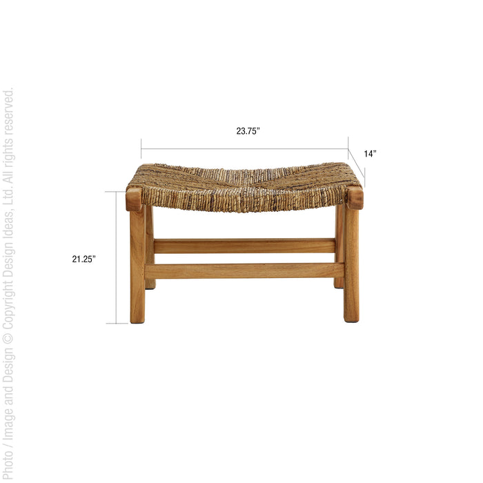 Copenhagen™ ottoman (banana bark)