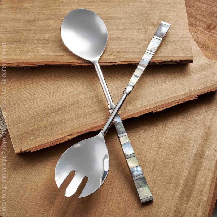 Abalon™ salad servers (set of 2)