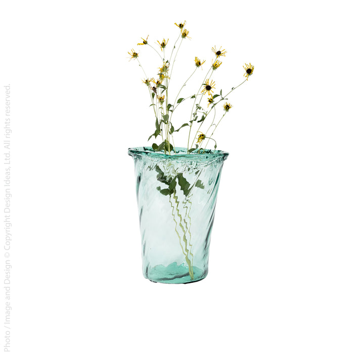 Nile River vase (15.4 in. - round)