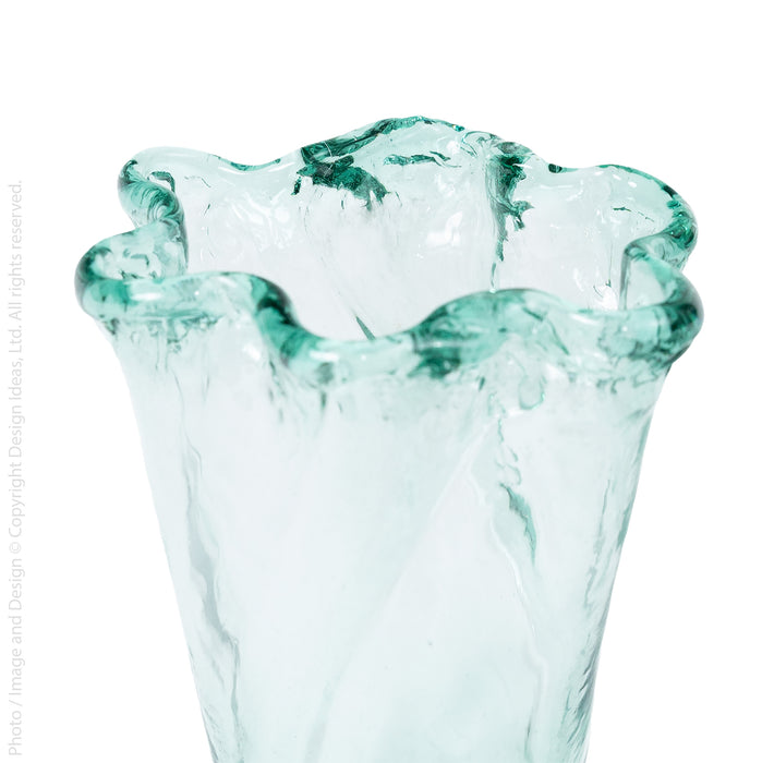 Nile River vase (6.7 in. - wave)