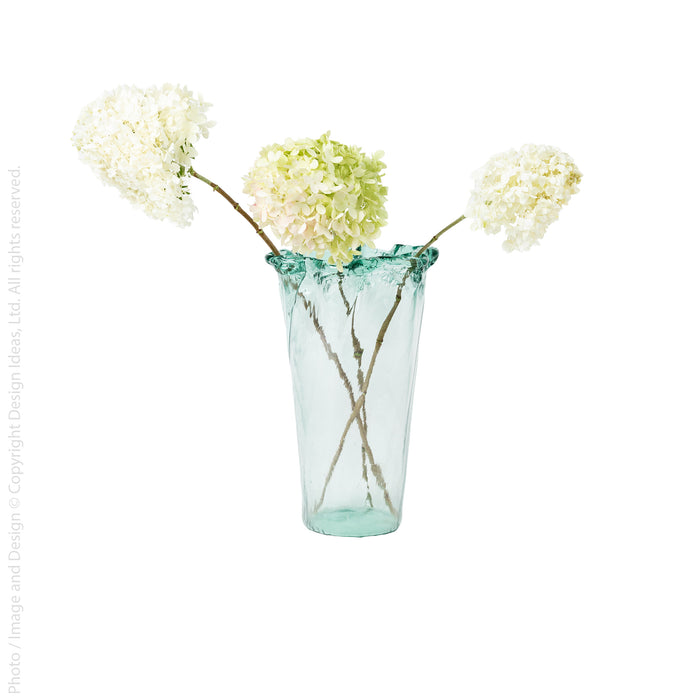 Nile River vase (13.8 in. - wave)