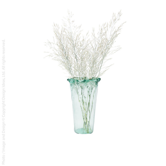 Nile River vase (13.8 in. - wave)