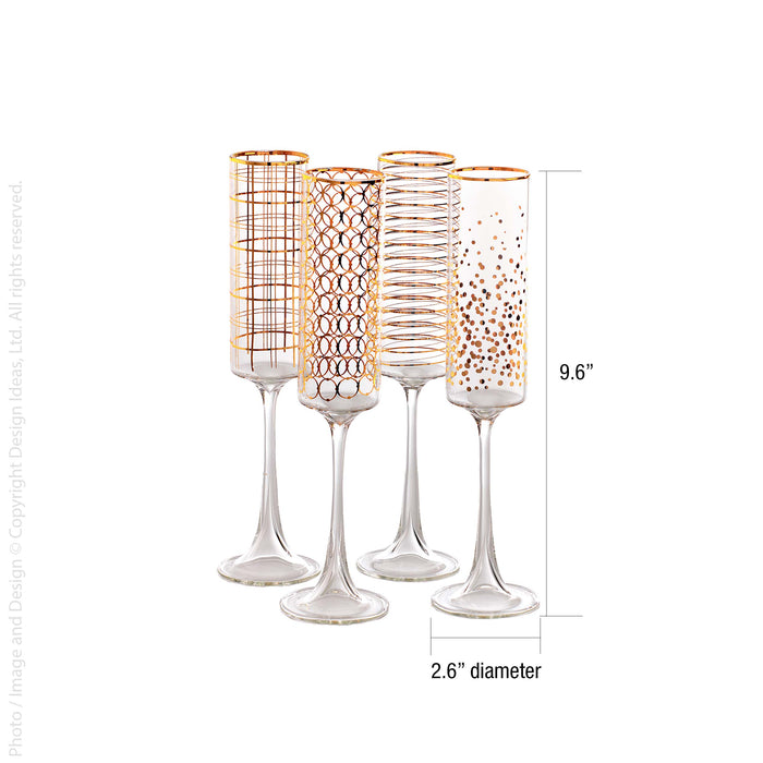 Kyra™ champagne flute (set of 4)