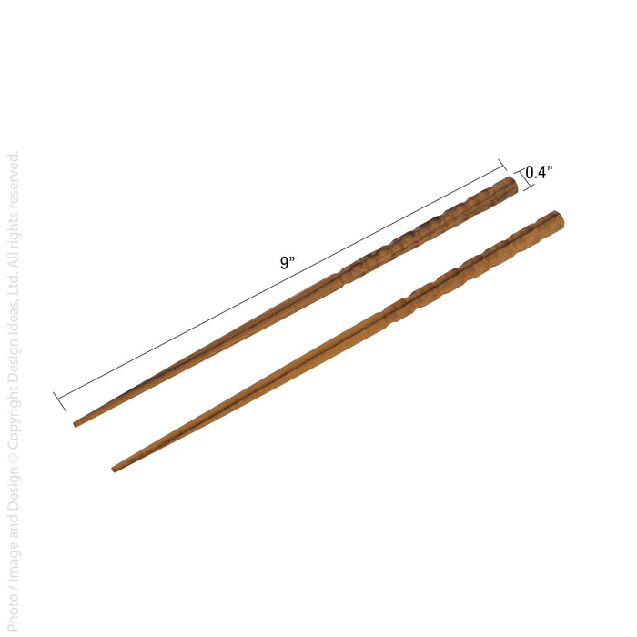 Chiku™ chiseled chopsticks
