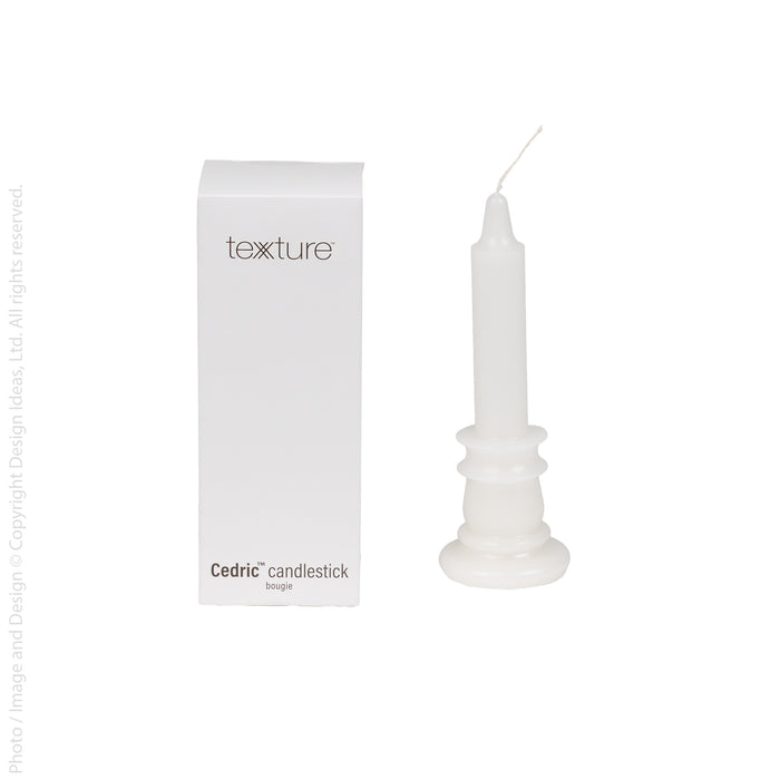 Cedric™ candlestick (7.8 in)