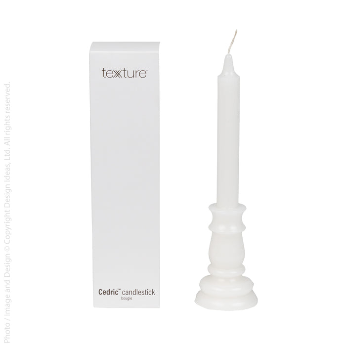 Cedric™ candlestick (11.8 in)