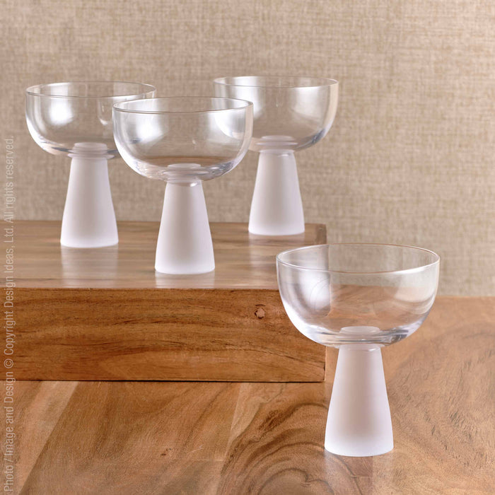 Bergen™ coupe glasses (set of 4)