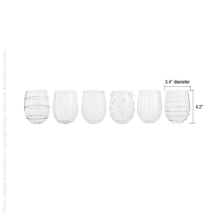 Livenza™ stemless wine glass (set of 6)