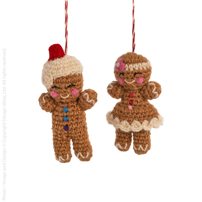 Lilliput™ ornament (gingerbread: set of 2)