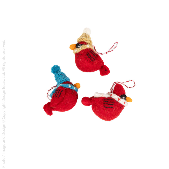 Lilliput™ ornament (cardinals: set of 3)