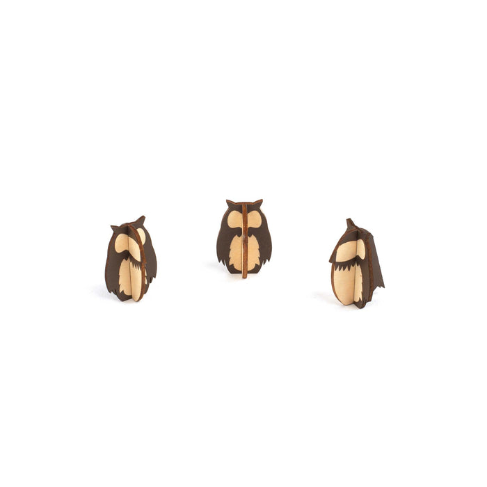 Woodland Creatures-Owls (Set of 8)