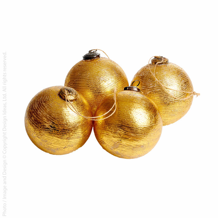 Halden™ ornaments  (5 in.: set of 4)
