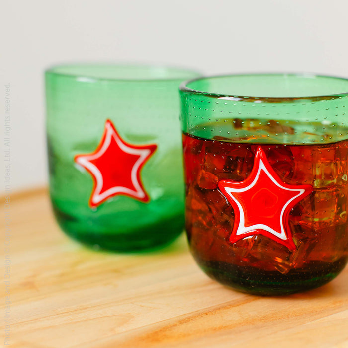 Red Star glass
