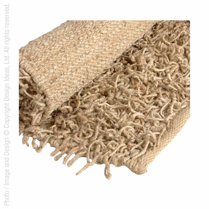 Hemp™ shaggy rug