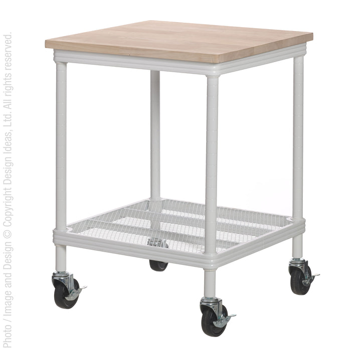 MeshWorks® utility unit (18 x 18 x 21 in.: wheeled 2-tier)