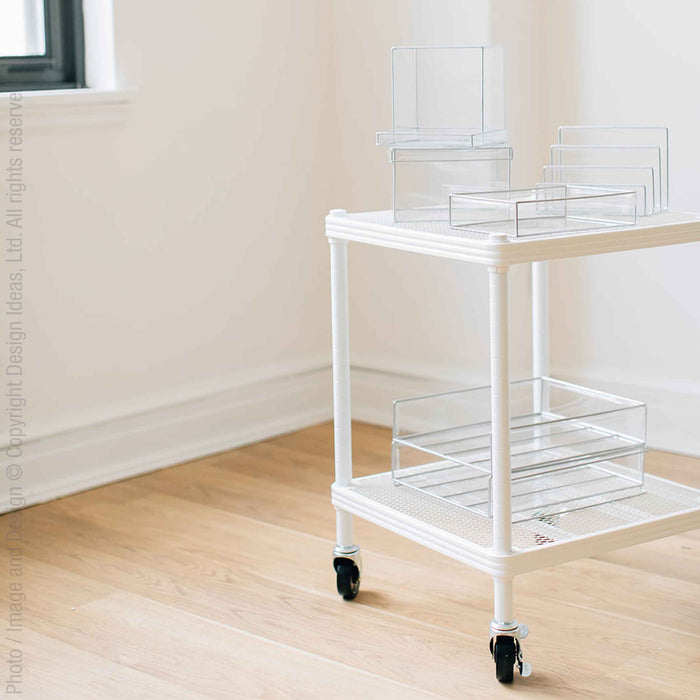 MeshWorks® utility unit (18 x 18 x 21 in.: wheeled 2-tier)